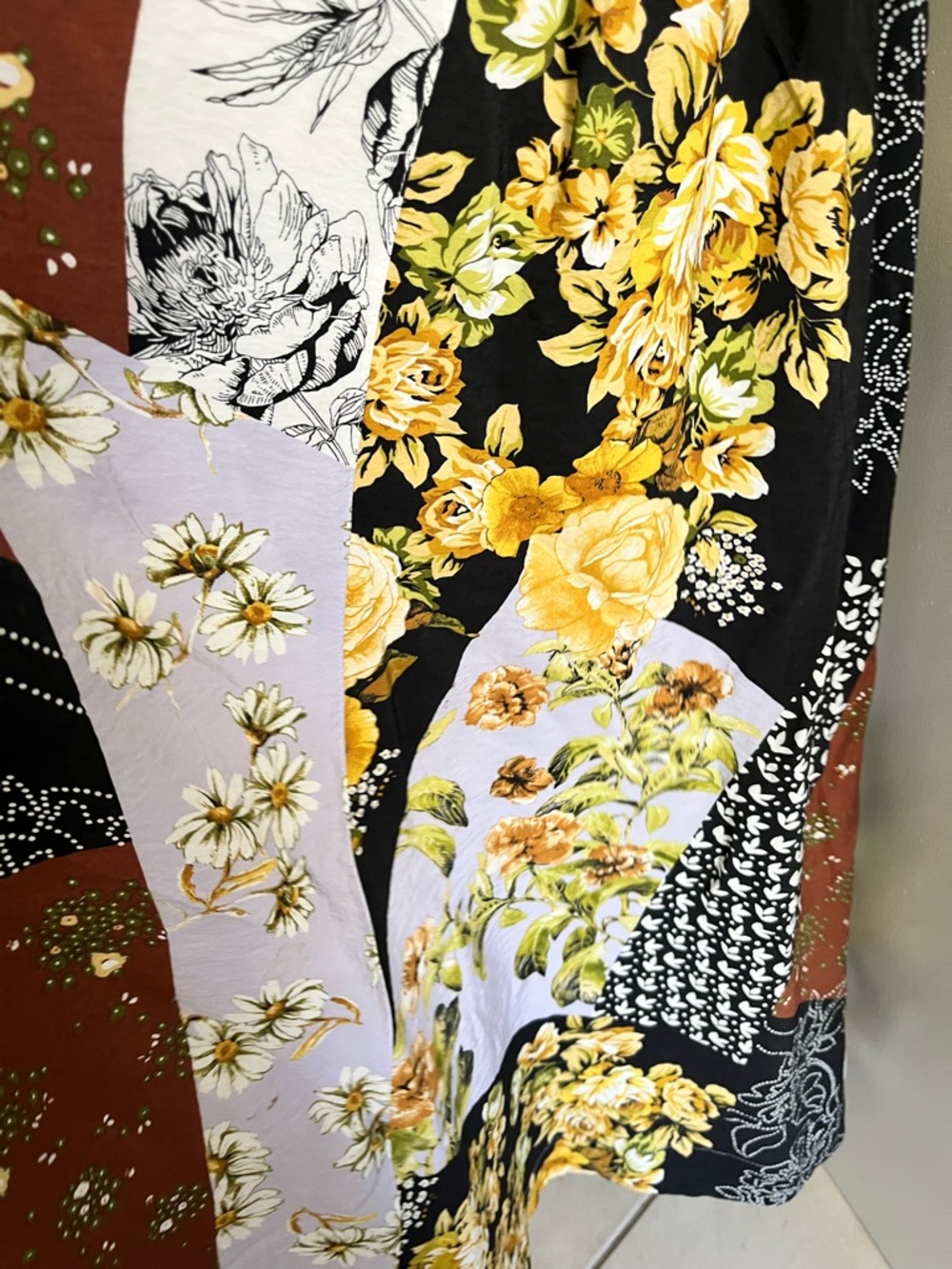 Maeve by Anthropologie Patchwork Floral Spring Maxi Dress XS - Picture 5 of 6